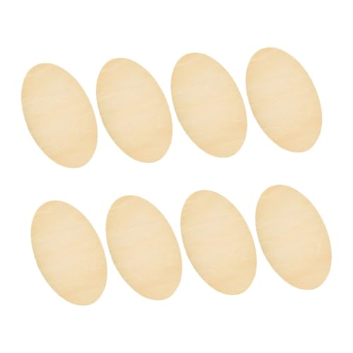HORIALENCE 8 Stück Teiliges Unbemalte Ovale Holzscheiben Stabile Holzstücke zum Basteln DIY Holzplatten für Kreative Malerei und Vielseitige Wohn Bürodekoration HORIALENCE 8 Stück Teiliges Unbemalte Ovale Holzscheiben Stabile Holzstücke zum Basteln DIY Holzplatten für Kreative Malerei und Vielseitige Wohn Bürodekoration von HORIALENCE