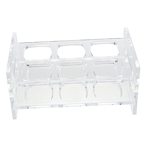 HORIALENCE Cup Storage Carrier Transparenter Drinkware Halter für Bar Reihen À Fächer für Partys Hochzeiten und Besondere Anlässe Robustes Klares Material für Stilvolle Präsentation von HORIALENCE