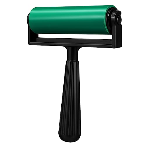 HORIALENCE Gummiwalze Für Druckgrafiken Zum Ausrollen Von Tinte Stempelwerkzeug Bastelprojekte Walze Mit Glatter Oberfläche Abnehmbar Und Leicht Zu Reinigen von HORIALENCE