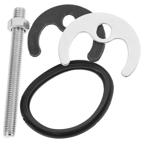 HORIALENCE Edelstahl Wasserhahn Befestigungsset mit Dichtung Gummiring für Küchen Badarmaturen Langlebiger Montagehalter zur Sicherung Einzelner Locharmaturen Ersatz Reparaturset von HORIALENCE