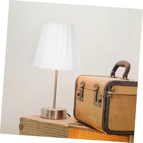 HORIALENCE Eleganter Weißer Ersatz lampenschirm aus Handgefertigtem Stoff mit Clip für Tisch Schreibtischlampen Einfacher Vintage lampenschirm für Schlafzimmer und Wohnzimmer Leicht HORIALENCE Eleganter Weißer Ersatz lampenschirm aus Handgefertigtem Stoff mit Clip für Tisch Schreibtischlampen Einfacher Vintage lampenschirm für Schlafzimmer und Wohnzimmer Leicht von HORIALENCE