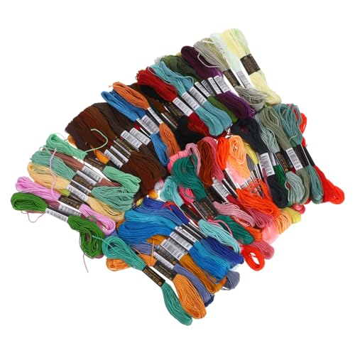 HORIALENCE Farben Stickgarn Set Stickfäden Sticktwist für DIY Kreuzstich Freundschaftsarmband Handarbeiten Basteln Kompakt Tragbar Langlebig von HORIALENCE