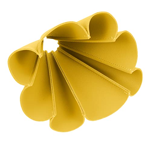 HORIALENCE Farbiger Sechseckiger Kunstleder Lampenschirm für DIY Dekoration Staubschutz für Tischlampen Stehlampen und Wandleuchten Elegantes Accessoire für Ihr Zuhause von HORIALENCE