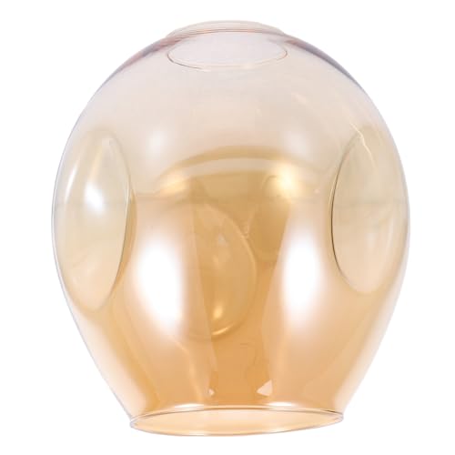 HORIALENCE Glas lampenschirm für Pendelleuchte Dekorativer Ersatz lampenschirm aus Robustem Glas Installieren Schützt vor Blendendem Licht Geeignet für Wohnzimmer Schlafzimmer Flur Hotel von HORIALENCE