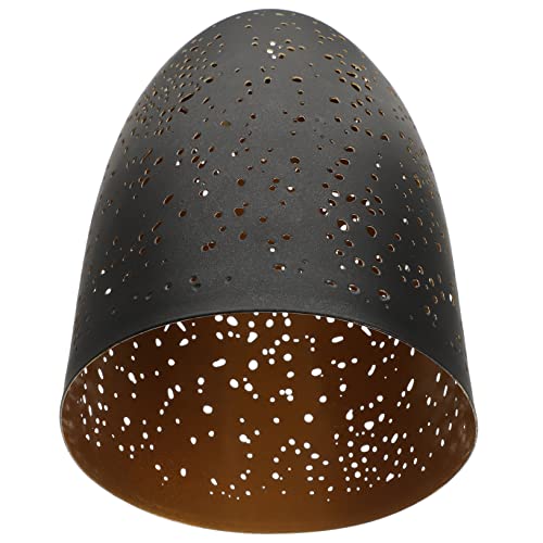 HORIALENCE Hängelampe Lampenschirm Eisen Moderner Hohl Ausgearbeiteter Lampenschirm für Pendelleuchten Robustes Material für Langlebige Nutzung für Wohnzimmer Schlafzimmer und Esszimmer von HORIALENCE