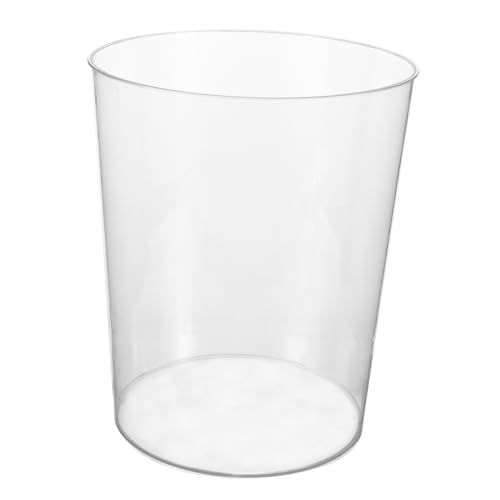 HORIALENCE Klarer Mülleimer Runder Abfallkorb Transparent Minimalistisches Design für Büro und Zuhause Leicht zu Reinigen HORIALENCE Klarer Mülleimer Runder Abfallkorb Transparent Minimalistisches Design für Büro und Zuhause Leicht zu Reinigen von HORIALENCE