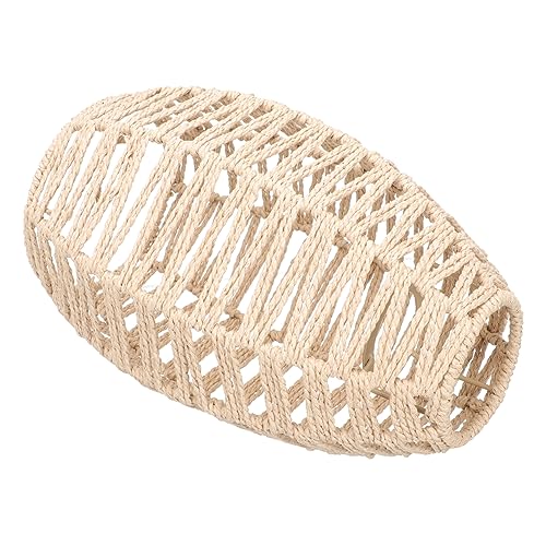 HORIALENCE Kreativer Rattan Lampenschirm für Pendelleuchte Geflochtener Lampenschirm Natürlichem Design für Warme Diffuse Beleuchtung Wohnzimmer und Restaurant für DIY Projekte von HORIALENCE