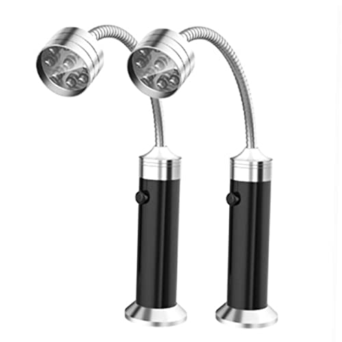 HORIALENCE LED Grilllampe mit Magnet Flexible LED Arbeitslampe für Outdoor Bbq Tragbare Biegsame Taschenlampe für Grillzubehör und Camping Schwarz von HORIALENCE