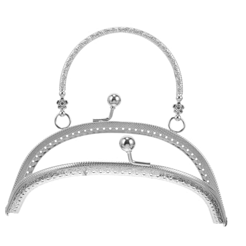 HORIALENCE Dekorativer Geldbörsenrahmen mit Griff für Selbstgemacht Handtaschen Metallverschluss Vintage Design Leichtes Material für Taschenreparatur HORIALENCE Dekorativer Geldbörsenrahmen mit Griff für Selbstgemacht Handtaschen Metallverschluss Vintage Design Leichtes Material für Taschenreparatur von HORIALENCE