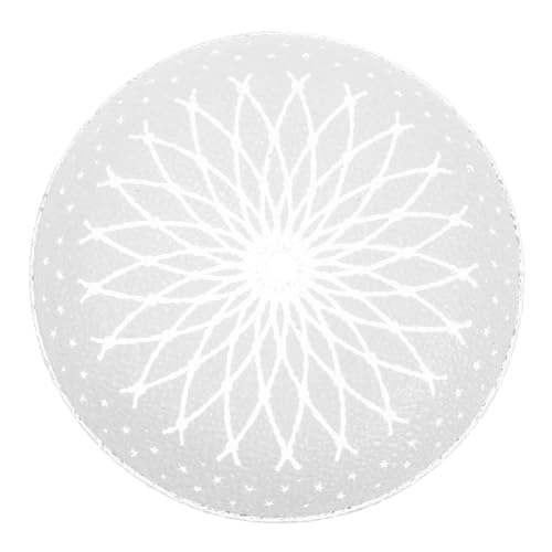 HORIALENCE Moderner Mattierter Glas Lampenschirm Höhe Ersatzschirm für Deckenleuchten Robust Langlebig Geeignet für Wohnzimmer Schlafzimmer Flur Esszimmer von HORIALENCE