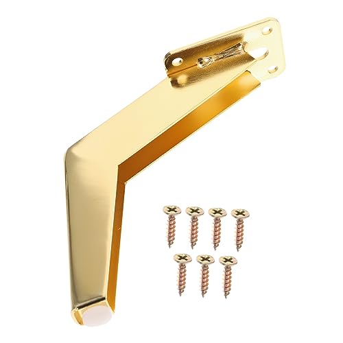 HORIALENCE Möbelfüße Metall Verstellbare Beine für Sofa Bett Schrank und Couchtisch Stabil und Langlebig Höhe Goldene Ausführung für Wohndesign von HORIALENCE