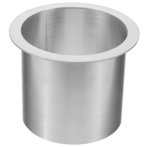 HORIALENCE Mülleimer Grommet Eingebauter Küchenmüllschacht für Arbeitsplatte Runder Abfalleimer mit Einfachem Zugang und Elegantem Design Platzsparend und Leicht zu Reinigen von HORIALENCE