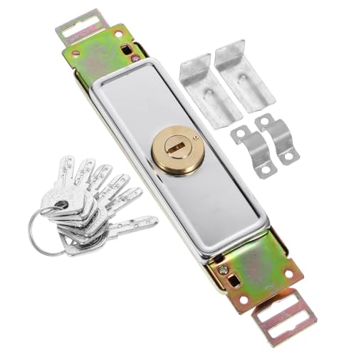 HORIALENCE Rolladen Türschloss aus Metall mit Schlüsseln Langlebiger Vertikaler Riegel für Garagentore Widerstandsfähig gegen Einbruch Einfache Montage Stabile Verriegelung für Rolltore HORIALENCE Rolladen Türschloss aus Metall mit Schlüsseln Langlebiger Vertikaler Riegel für Garagentore Widerstandsfähig gegen Einbruch Einfache Montage Stabile Verriegelung für Rolltore von HORIALENCE