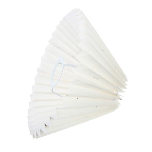 HORIALENCE Runder Lampenschirm für Tischlampe Plissee Lampenschirm Stoff Geeignet für Schlafzimmer und Wohnzimmer Langlebig und Elegant Schützt die Glühbirne vor von HORIALENCE