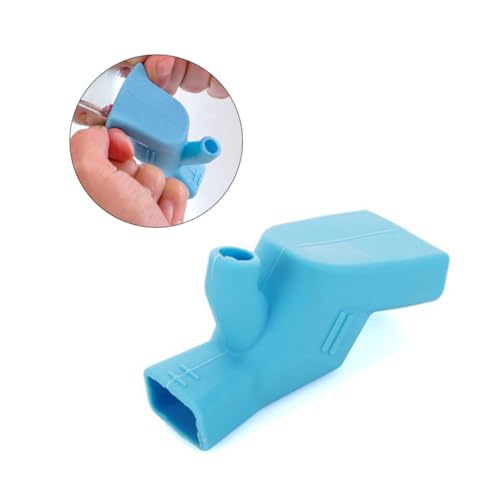 HORIALENCE Silikon Wasserhahnverlängerung Blau Handwaschhilfe für Weich Langlebig Einfache Montage Passend für Badezimmer Waschbecken Kleinkinder Jungen Mädchen von HORIALENCE