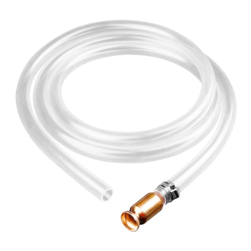 HORIALENCE Siphon Schlauch für Benzin Handpumpe PVC Rohr Langlebiger Kupferadapter für Flüssigkeitstransfer und Notfälle Passend für Öl und Wasser HORIALENCE Siphon Schlauch für Benzin Handpumpe PVC Rohr Langlebiger Kupferadapter für Flüssigkeitstransfer und Notfälle Passend für Öl und Wasser von HORIALENCE