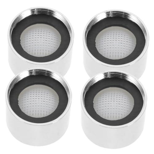 HORIALENCE Teiliges Edelstahl Wasserhahn Belüfter Adapter mit Dichtung Mischdüse für Küchen Badezimmer Spülbecken Spritzfreier Wasserspareinsatz Kompatibel mit Außengewinde von HORIALENCE