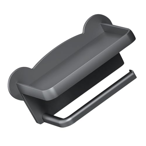 HORIALENCE Toilettenpapierhalter mit Ablage Wandmontage für Badezimmer Langlebig und Praktisch für Toilettenpapier und Taschentücher Grauer Doppelter Rollenhalter HORIALENCE Toilettenpapierhalter mit Ablage Wandmontage für Badezimmer Langlebig und Praktisch für Toilettenpapier und Taschentücher Grauer Doppelter Rollenhalter von HORIALENCE