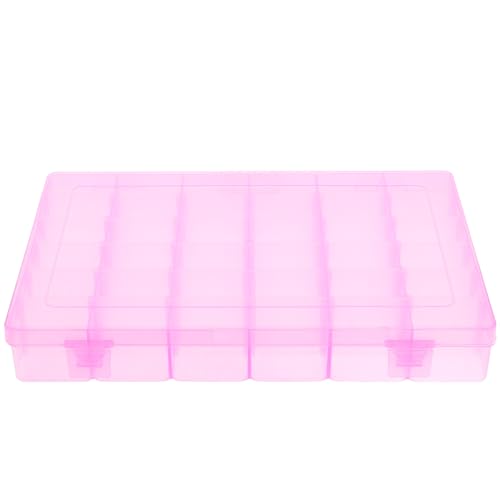 HORIALENCE Fach Transparente Kunststoff Aufbewahrungsbox Abnehmbare Trennwände Für Schmuck Und Kleinteile Für Ohrringe Ringe Perlen Und Medikamente Praktischer Organizer von HORIALENCE