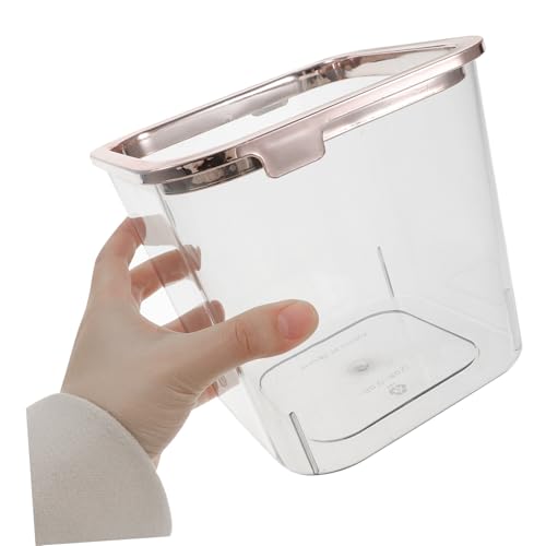 HORIALENCE Transparenter Quadratischer Tischabfalleimer aus Hochwertigem Kompakt und Vielseitig für Büro Schlafzimmer Badezimmer Praktischer Müllbehälter für Zimmer und Schreibtisch Modernes von HORIALENCE