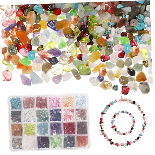 HORIALENCE Unregelmäßige Steinperlen Box für DIY Schmuck Naturstein Bastelperlen Langlebig und Farbecht für Armbänder Ohrringe und Kreative Bastelprojekte HORIALENCE Unregelmäßige Steinperlen Box für DIY Schmuck Naturstein Bastelperlen Langlebig und Farbecht für Armbänder Ohrringe und Kreative Bastelprojekte von HORIALENCE