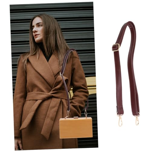 HORIALENCE Verstellbarer Pu Leder Schulterriemen mit Metallkarabinern Leichter Tragegurt für Handtaschen und Umhängetaschen Erweiterbar Komfortabel und Dekorativ Kaffeebraun HORIALENCE Verstellbarer Pu Leder Schulterriemen mit Metallkarabinern Leichter Tragegurt für Handtaschen und Umhängetaschen Erweiterbar Komfortabel und Dekorativ Kaffeebraun von HORIALENCE
