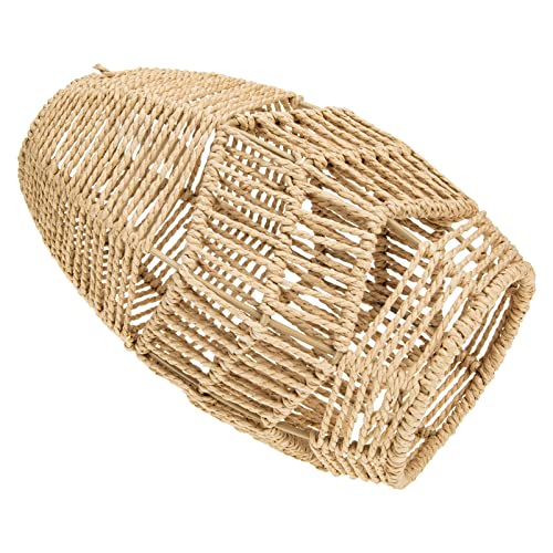HORIALENCE Vintage Lampenschirm Papierseil Kreative Deckenleuchte für Esszimmer und Bar Einfach zu Montieren Robust und für Wohnungsgestaltung von HORIALENCE