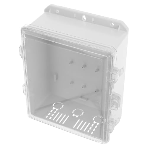 HORIALENCE Wasserdichte Abzweigdose für Außenbereich Kunststoff Verteilerbox mit Deckel Einfach zu Installierende und Wartungsfreundliche Lösung für Elektrische Geräte Geräumig und von HORIALENCE