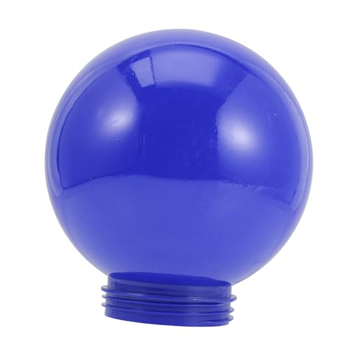 HORIALENCE Wasserdichter Kugel lampenschirm Durchmesser Ersatzschirm Outdoor Beleuchtung Garten Laterne Schutzschirm Blau von HORIALENCE