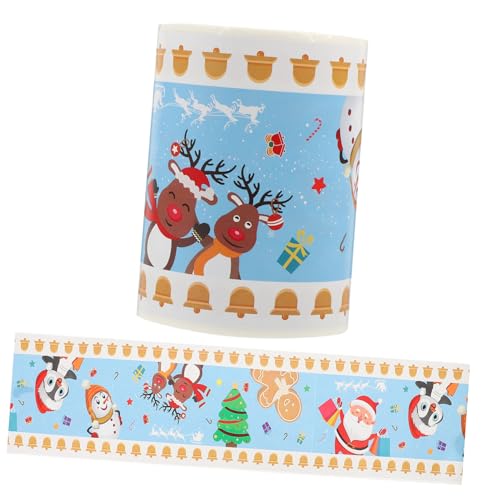 HORIALENCE Weihnachtliche Wandbordüre Selbstklebend Abziehbares Verschleißfestes Bulletin Board Border Papier Weihnachtsdeko für Klassenzimmer Fenster Tafel und Büro HORIALENCE Weihnachtliche Wandbordüre Selbstklebend Abziehbares Verschleißfestes Bulletin Board Border Papier Weihnachtsdeko für Klassenzimmer Fenster Tafel und Büro von HORIALENCE