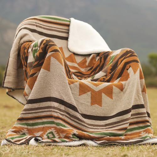 HORIMOTE HOME Aztec Sherpa-Fleece-Überwurfdecke, ultraweich, gemütlich, Sofaüberwürfe für Camping, Outdoor und Garten, Boho-Couch-Dekoration, 152 x 203 cm, Gelbgrün HORIMOTE HOME Aztec Sherpa-Fleece-Überwurfdecke, ultraweich, gemütlich, Sofaüberwürfe für Camping, Outdoor und Garten, Boho-Couch-Dekoration, 152 x 203 cm, Gelbgrün von HORIMOTE HOME