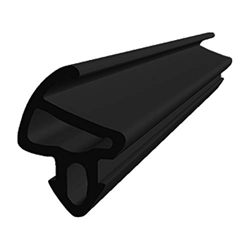 Horivert Fensterdichtung S-1150 schwarz 10m Gummidichtung Tür Balkon Dichtungsband Oberlicht Scheibe Luftzugstopper PVC Fenster Kunststofffensterdichtungen von HORIVERT