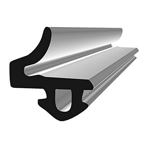 Horivert Fensterdichtung S-835 schwarz Gummidichtung Tür Balkon Dichtungsband Oberlicht Scheibe Luftzugstopper PVC Fenster Kunststofffensterdichtungen von HORIVERT