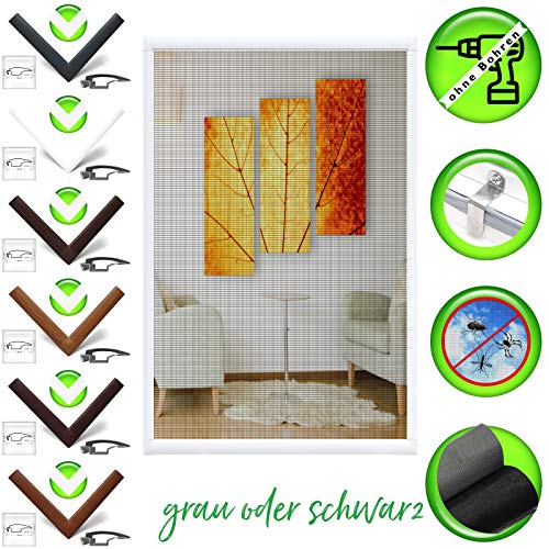 Horivert Insektenschutz Moskitonetzrahmen aus Aluminium Goldene Eiche wetterfestes Fliegengitter ohne Bohren und Schrauben als Selbstbausatz Mückenschutz für Fenster Mückennetz 130x120cm Horivert Insektenschutz Moskitonetzrahmen aus Aluminium Goldene Eiche wetterfestes Fliegengitter ohne Bohren und Schrauben als Selbstbausatz Mückenschutz für Fenster Mückennetz 130x120cm von HORIVERT