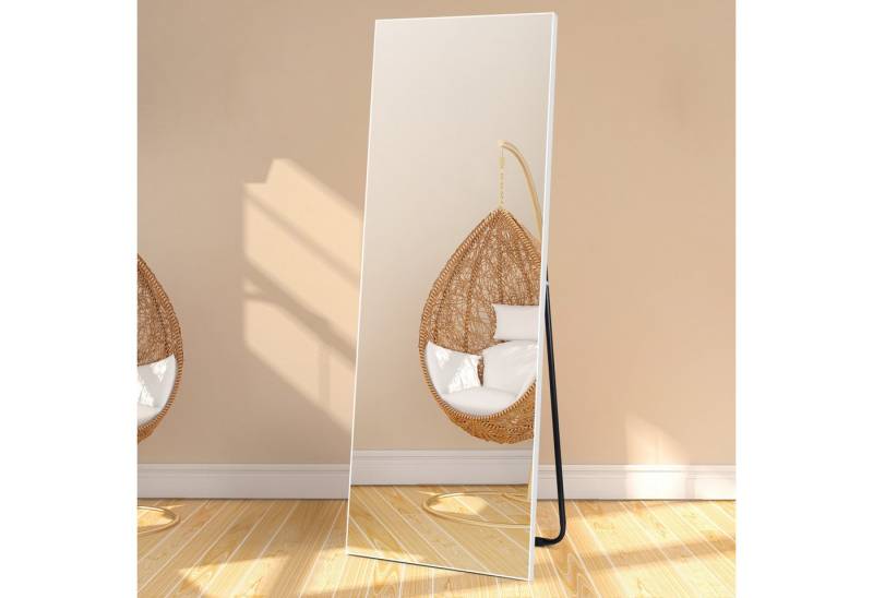 HORLIMER Ganzkörperspiegel Flexibler Standspiegel Wandspiegel, Klare Sicht, Sicherheitsglas, 140x51cm, Sicherheitsglas – Perfekt für Schlafzimmer & Ankleidezimmer von HORLIMER