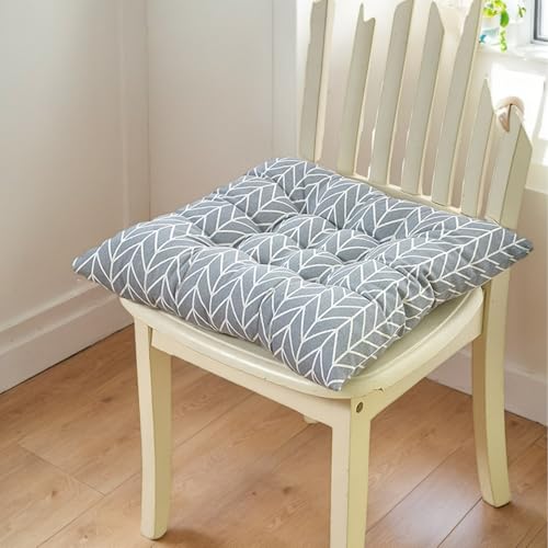 Polyester Stuhlkissen Für Esszimmerstühle Quadratisch 40 X 40 cm Große Küchenstuhlpolster Mit Bändern Verdicktes Stuhlkissen Wohnzimmer Terrasse,L,Set of 6 Polyester Stuhlkissen Für Esszimmerstühle Quadratisch 40 X 40 cm Große Küchenstuhlpolster Mit Bändern Verdicktes Stuhlkissen Wohnzimmer Terrasse,L,Set of 6 von HORLSKI