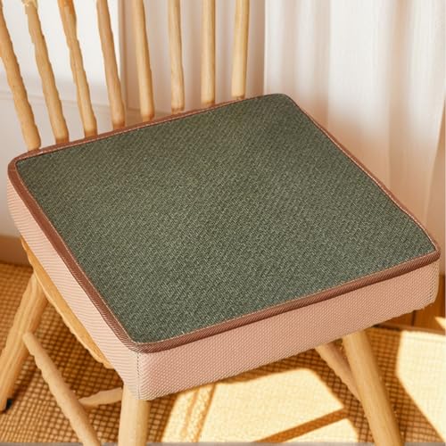Terrasse Bequeme Sitzkissen Für Drinnen Und Draußen Rattan 50 X 50 cm Große Stuhlkissen Quadratisch rutschfeste Stuhlpolster Garten,D,6 Count(Pack of 1) von HORLSKI