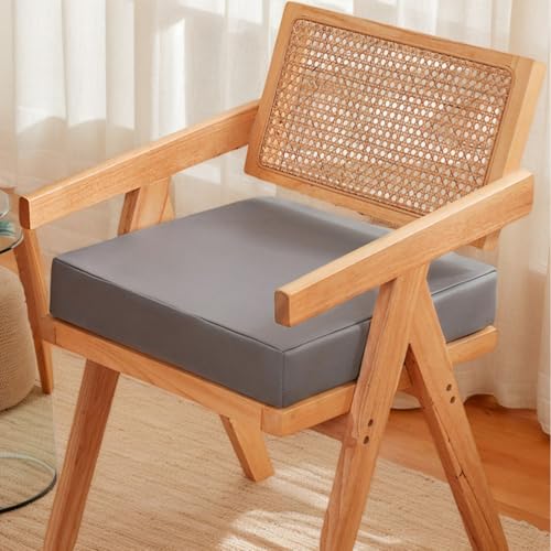Wasserdicht Verdicktes Stuhlkissen Polyester 50X50x8 Küchenstuhl Kissen Quadratisch rutschfeste Sitzpolster Für Esszimmerstühle Garten Wohnzimmer Terrasse,B,Set of 2 von HORLSKI