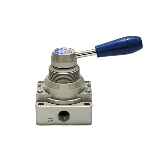 4HV330-10 4 way 3 position Manual Hand lever Pneumatic Valve 3/8" BSPT Center Closed HOROJDTH von HOROJDTH
