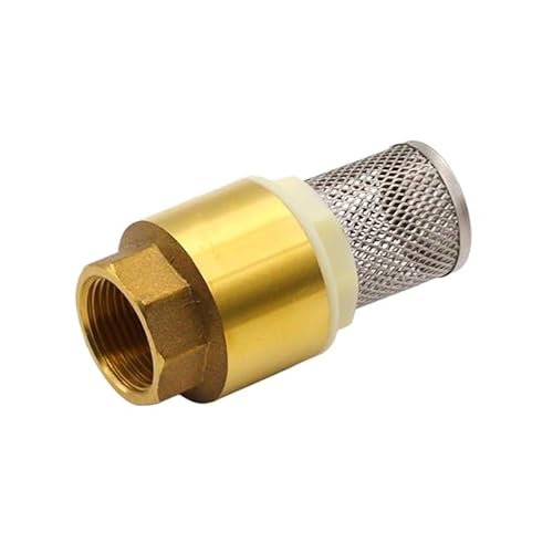 Brass One Way Valve Check Valve Non with Strainer Filter 1/2" BSPT Female Threaded HOROJDTH Brass One Way Valve Check Valve Non with Strainer Filter 1/2" BSPT Female Threaded HOROJDTH von HOROJDTH