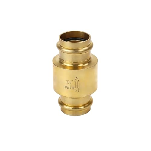 HOROJDTH 1" Brass Double Card Compression Vertical Spring Check Valve for Plumbing Pipeline Valve V Type HOROJDTH 1" Brass Double Card Compression Vertical Spring Check Valve for Plumbing Pipeline Valve V Type von HOROJDTH