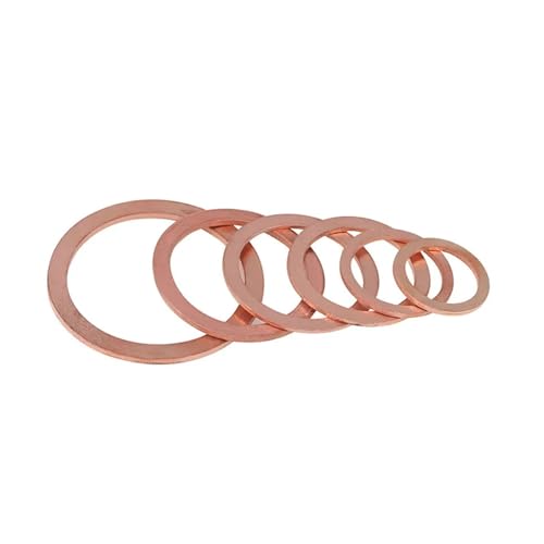HOROJDTH 10PCS/Pack 7x14x2mm Copper Washer Solid Gasket Sump Oil Seal HOROJDTH 10PCS/Pack 7x14x2mm Copper Washer Solid Gasket Sump Oil Seal von HOROJDTH