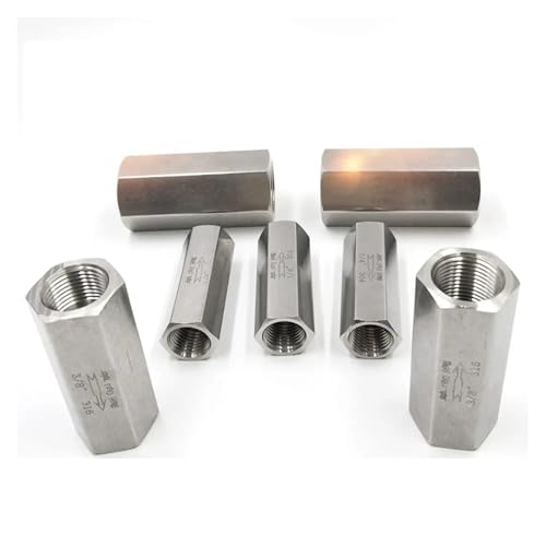 HOROJDTH 1PC 1/8" BSP 304 Stainless Steel One Way Non-Return Valve Check Valve HOROJDTH 1PC 1/8" BSP 304 Stainless Steel One Way Non-Return Valve Check Valve von HOROJDTH