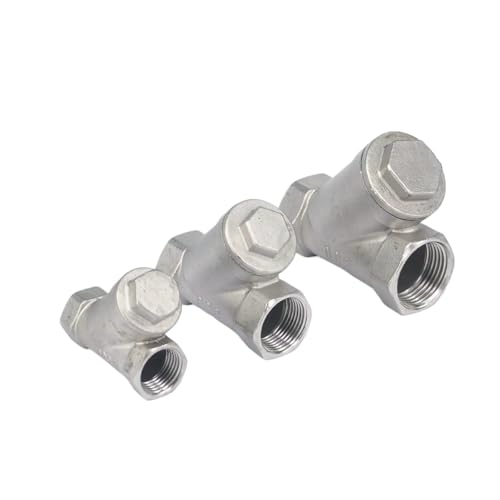HOROJDTH 1PC 1" BSP Female 304 Stainless Steel Inline Y Filter Strainer 1.6 MPA -20 to 230 Degree C HOROJDTH 1PC 1" BSP Female 304 Stainless Steel Inline Y Filter Strainer 1.6 MPA -20 to 230 Degree C von HOROJDTH