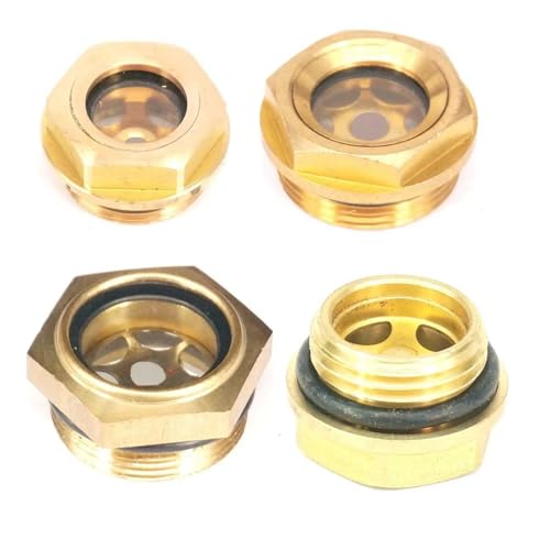 HOROJDTH 1PC M27x2 Male Brass Oil Level Sight Glass Window Hex Compressor Gearbox HOROJDTH 1PC M27x2 Male Brass Oil Level Sight Glass Window Hex Compressor Gearbox von HOROJDTH