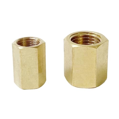 HOROJDTH 1pc 1'' BSP Female Thread Brass Pipe Fitting Equal Connector Adapter HOROJDTH 1pc 1'' BSP Female Thread Brass Pipe Fitting Equal Connector Adapter von HOROJDTH