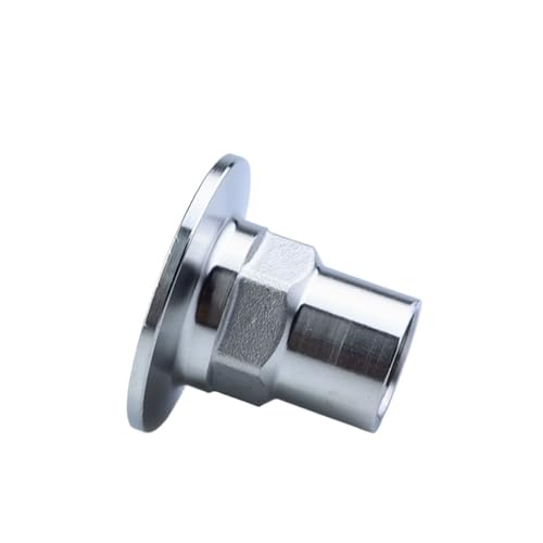 HOROJDTH 1pcs 1" DN25 S304 Stainless Steel Female Thread Hex Ferrule 50.5 Pipe Fitting Tri Clamp Type HOROJDTH 1pcs 1" DN25 S304 Stainless Steel Female Thread Hex Ferrule 50.5 Pipe Fitting Tri Clamp Type von HOROJDTH