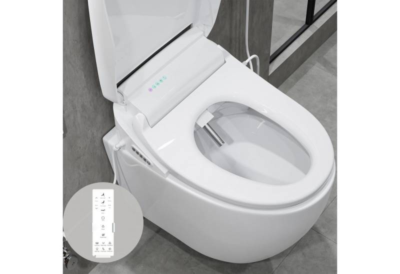 HOROW Dusch-WC-Sitz Bidet Dusch WC Aufsatz, Elektrischer Bidet Sitz mit Fernbedienung (Toilettendeckel mit Bidet) von HOROW