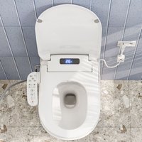 Horow - Intelligenter Smart Bidet Toilettensitz mit Dusch Funktion, Beheizter Sitz, Nachtlicht, Warmlufttrocknung Einstellbarem Temperatur und von HOROW