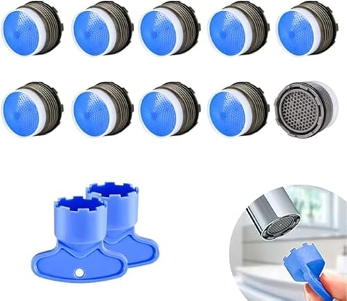 21.5mm 10erPack WasserhahnLuftsprudler WasserhahnSieb LuftsprudlerSpritzaufsatz KüchenspüleLuftsprudler BelüftungsWasserhahnLuftsprudler LuftsprudlerEinsatz Passend für die meisten Wasserhähne von HORREX